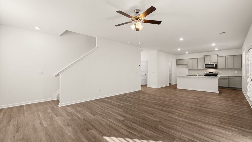 Representative unfurnished interior of a home built from the Galen by D.R. Horton in The Reserve at Calcutta, Stockbridge (Image 15).