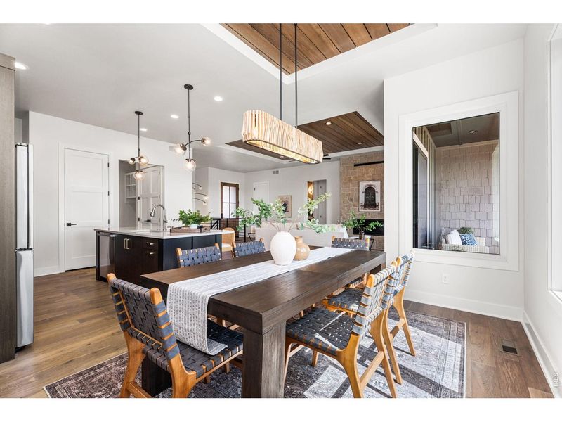 Furnished interior view inside a new home in , Timnath (Image 9).