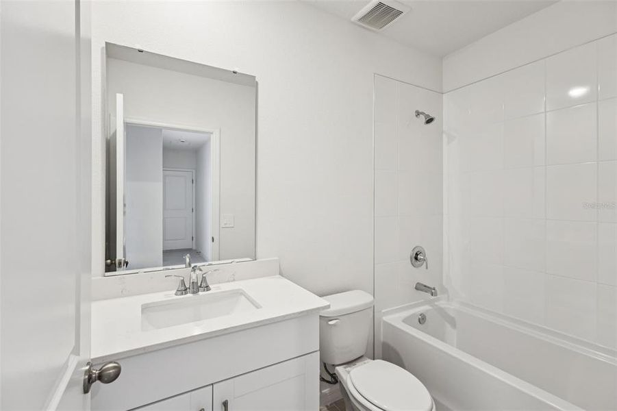 Furnished interior view inside a new home in Crosswinds - Classic Series, Haines City (Image 8).