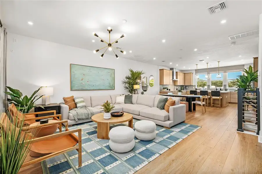 Furnished interior view inside a new home in EvenTide, New Smyrna Beach (Image 18).