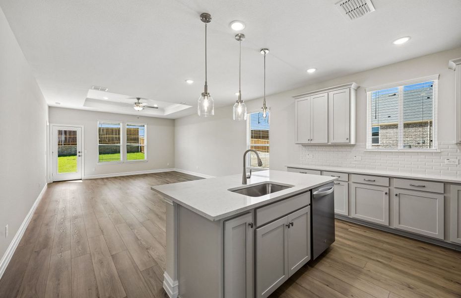 Furnished interior view inside a new home in Rosemary Fields, Godley (Image 9).