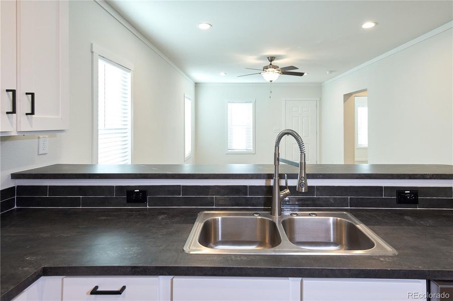 Close-up of interior finishes inside a home in , Lochbuie (Image 14).