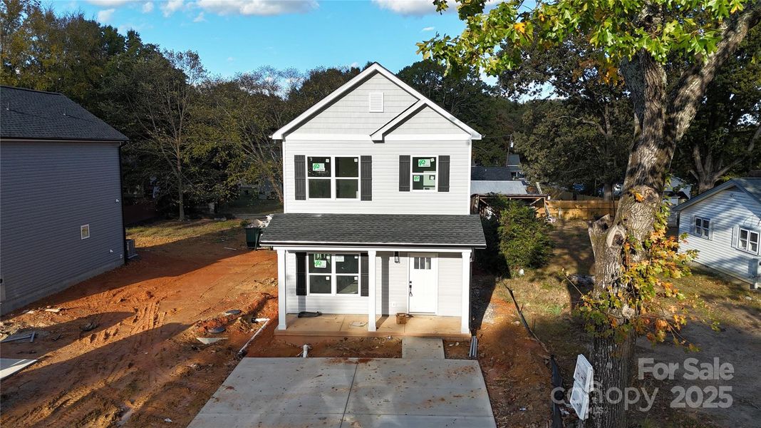 Front Elevation - Landscaping will be complete before going live