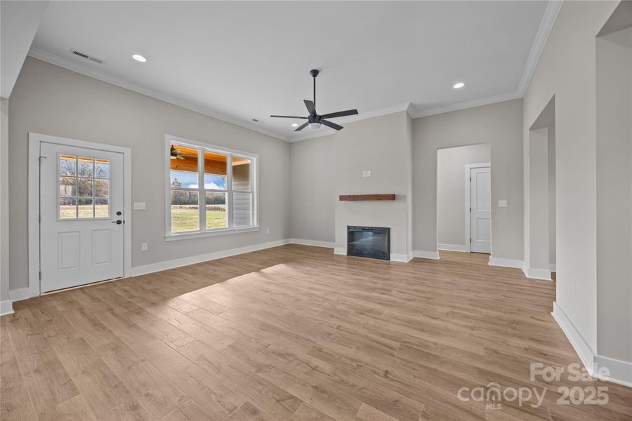 Spacious, unfurnished interior of a new home in , Locust (Image 19).