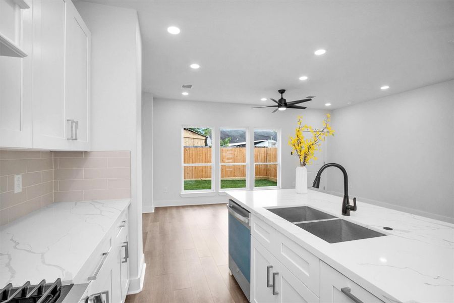 Furnished interior view inside a new home in , Houston (Image 7).