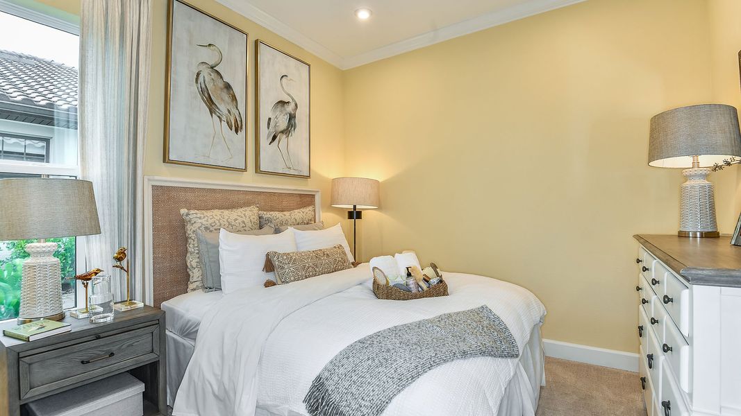 Representative furnished interior of a home built from the Lazio 3 car by Taylor Morrison in Skye Ranch Community Group Page, Sarasota (Image 11).