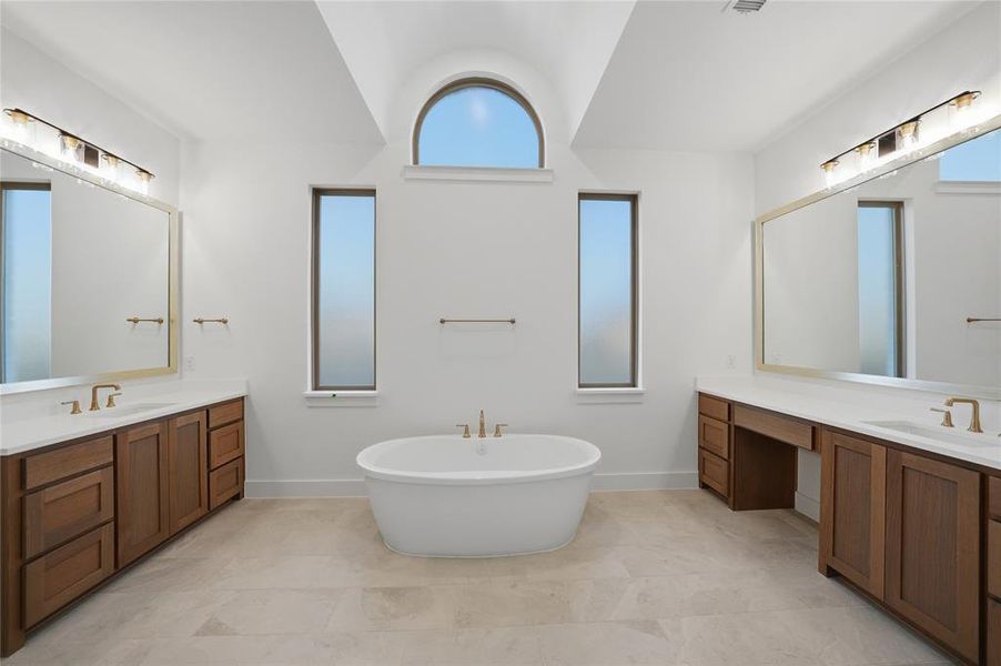 Furnished interior view inside a new home in Light Farms Graham/Reagan, Celina (Image 15).