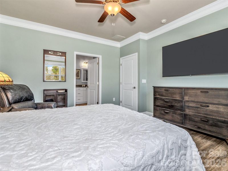 Furnished interior view inside a new home in , Hendersonville (Image 32).
