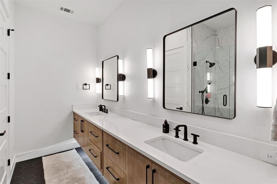 Furnished interior view inside a new home in , Graford (Image 14).