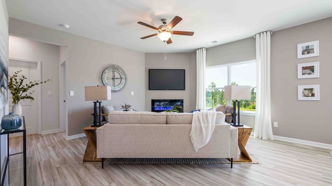 Furnished interior view inside a new home in Laurelbrook, Sherrills Ford (Image 9). Furnished interior view inside a new home in Laurelbrook, Sherrills Ford (Image 9).