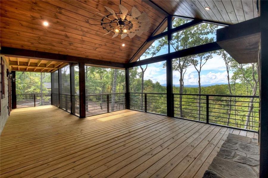 Exterior details and patio area of a home in , Morganton (Image 37).