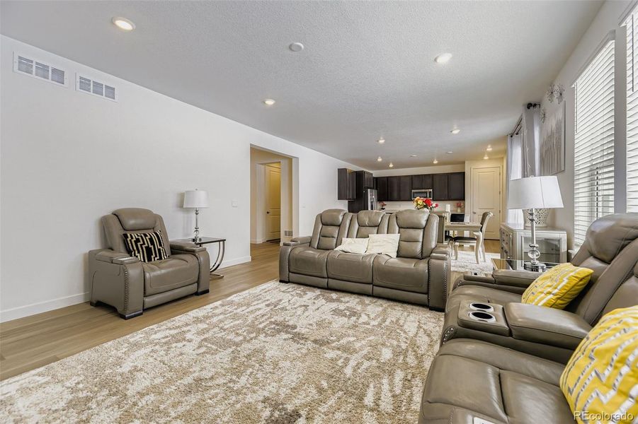 Furnished interior view inside a new home in Newlin Crossing, Parker (Image 10).