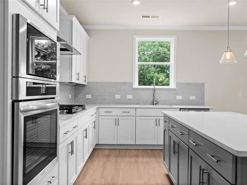 Furnished interior view inside a new home in Wehunt Meadows, Hoschton (Image 8).