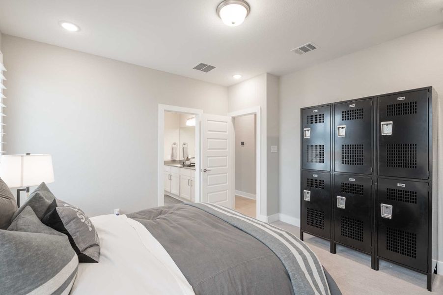 Representative furnished interior of a home built from the Milan by Tri Pointe Homes in Dunham Pointe, Cypress (Image 11).