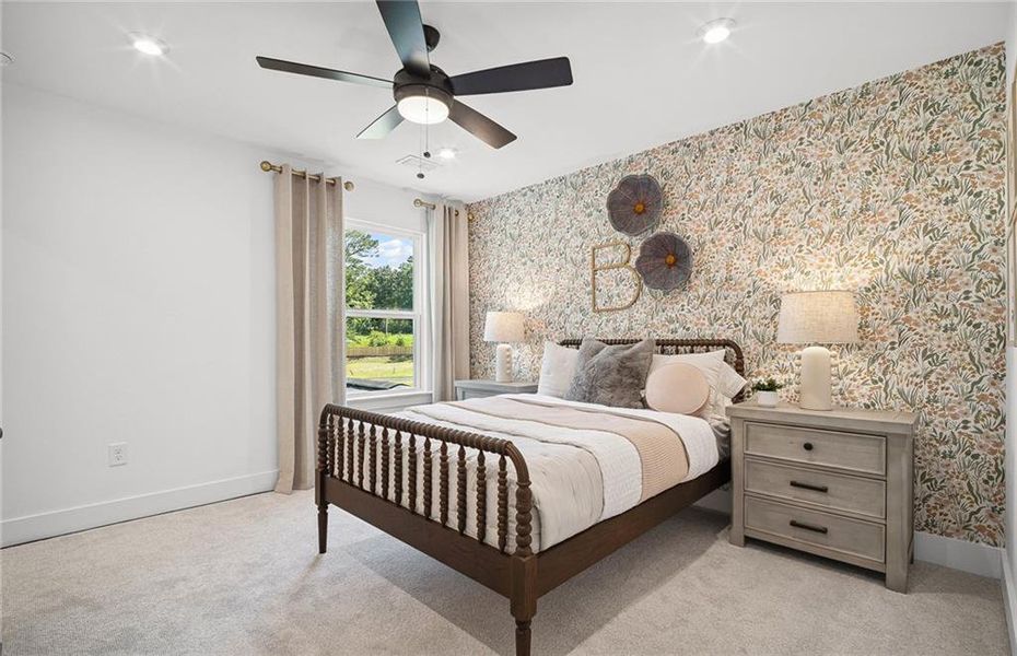 Furnished interior view inside a new home in Rose Creek, Cumming (Image 35). Furnished interior view inside a new home in Rose Creek, Cumming (Image 35).