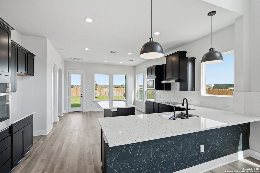 Furnished interior view inside a new home in Alsatian Oaks, Castroville (Image 20).