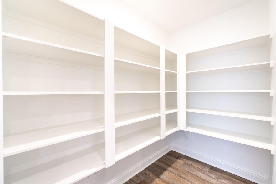Spacious pantry Spacious pantry