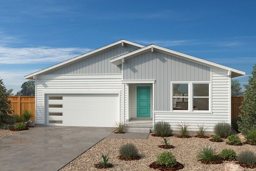 Front exterior of a home in the The Nest Classic at Canyon Creek community, located in Erie, CO (Image 16). Front exterior of a home in the The Nest Classic at Canyon Creek community, located in Erie, CO (Image 16).