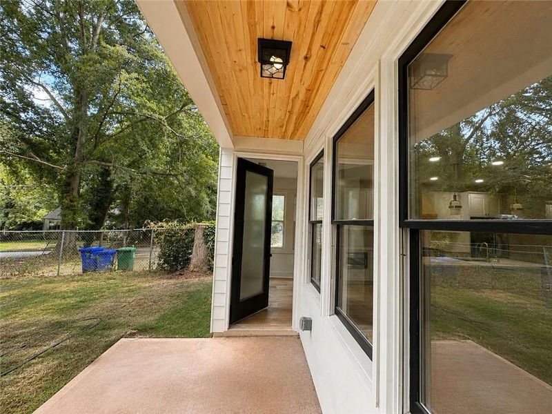 Exterior details and patio area of a home in , Decatur (Image 3). Exterior details and patio area of a home in , Decatur (Image 3).