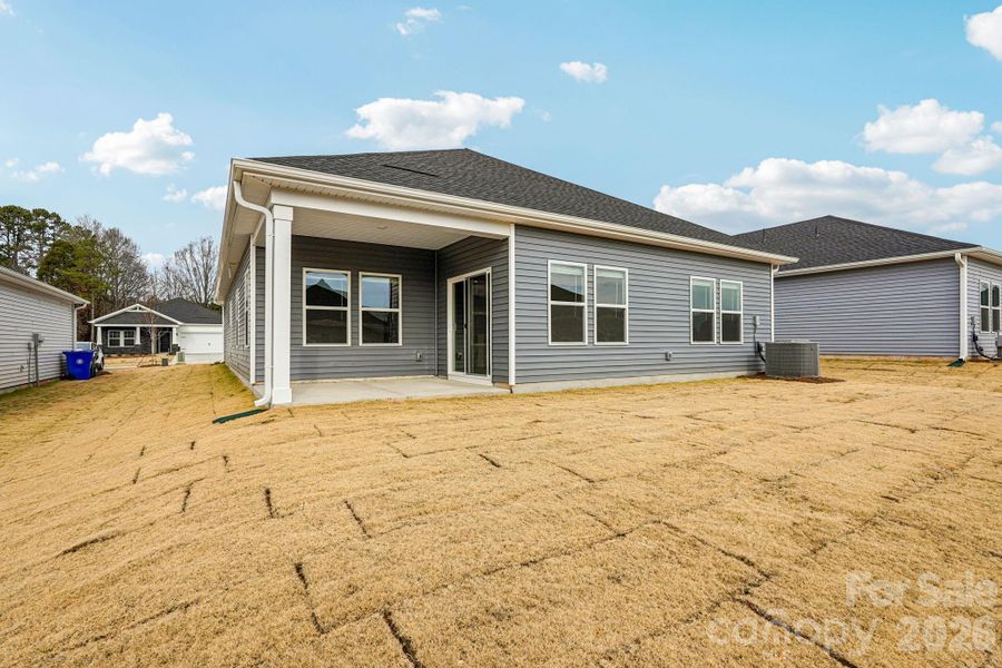 Exterior details and patio area of a home in Oxford Station, Salisbury (Image 17).