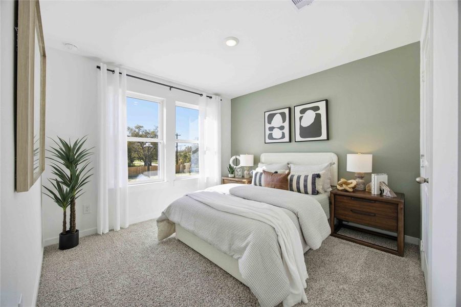 Furnished interior view inside a new home in Pinehaven, Houston (Image 28). Furnished interior view inside a new home in Pinehaven, Houston (Image 28).