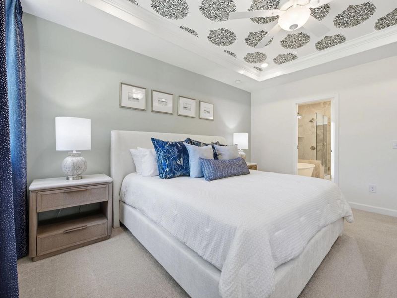 Representative furnished interior of a home built from the The Ashport G by Davidson Homes LLC in Enclave at Belmont, Belmont (Image 17).