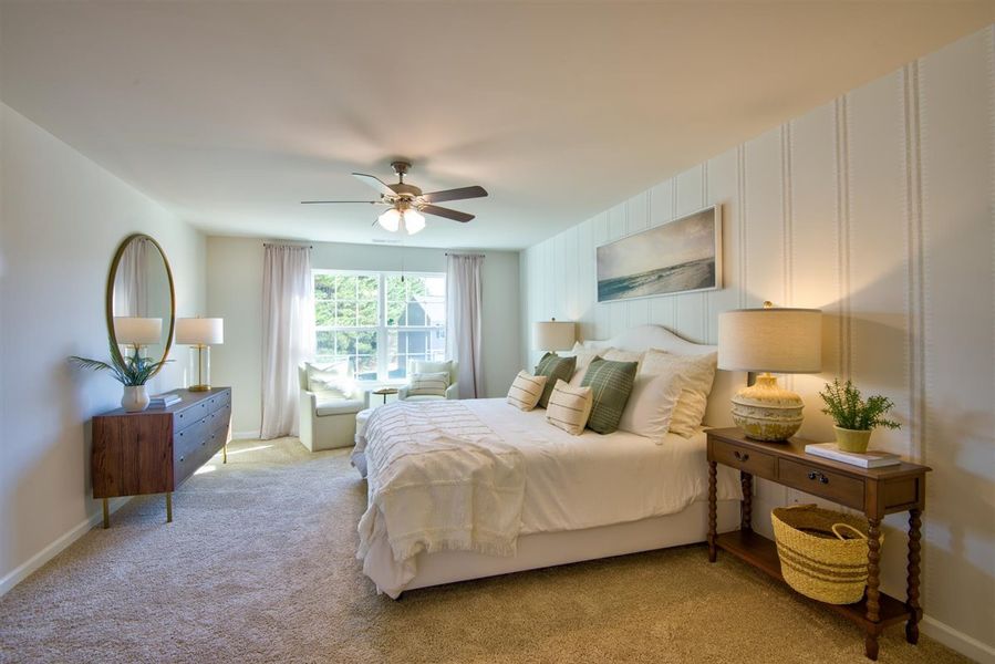Representative furnished interior of a home built from the HAYDEN by D.R. Horton in Raven Ridge, Lexington (Image 26).