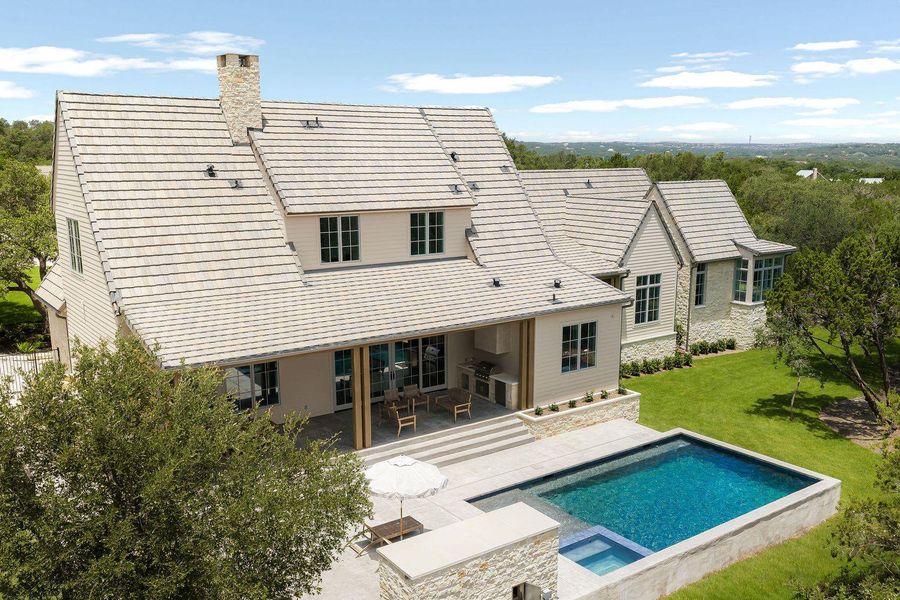 Exterior details and patio area of a home in , Austin (Image 4).