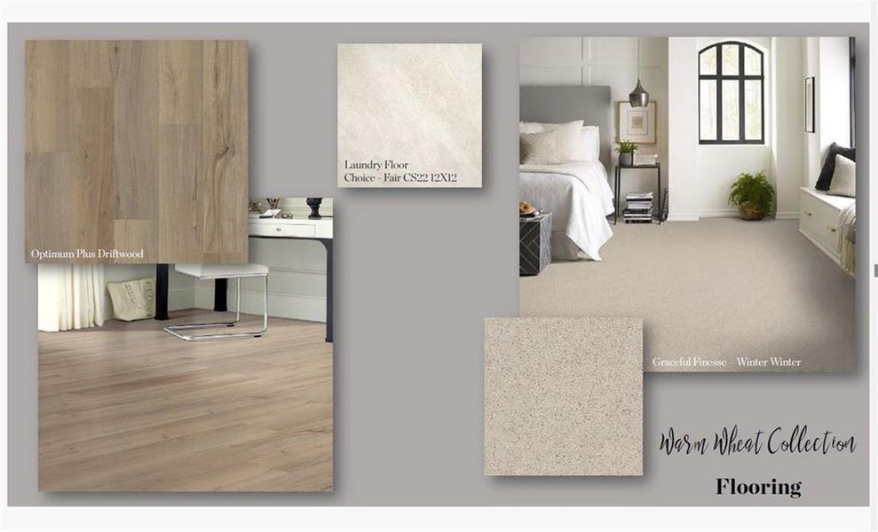Sample of building materials used in homes in Brookside Reserve, Alpharetta (Image 22).
