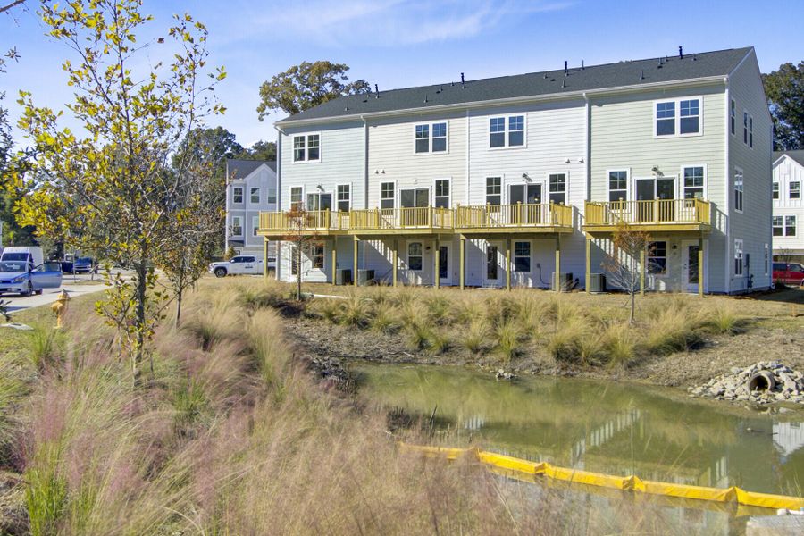 Exterior details and patio area of a home in , Johns Island (Image 22).