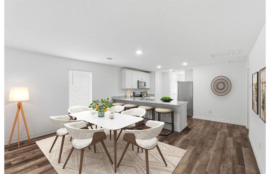 Dining area *photo may depict options and features that are not available