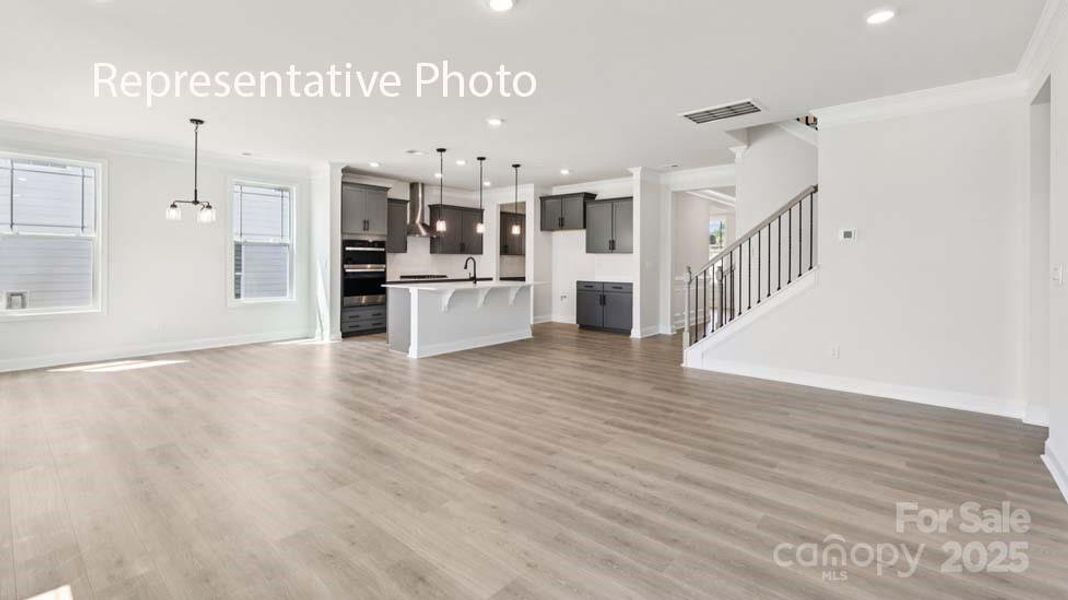 Spacious, unfurnished interior of a new home in Sanctuary at Southgate, Indian Trail (Image 19).