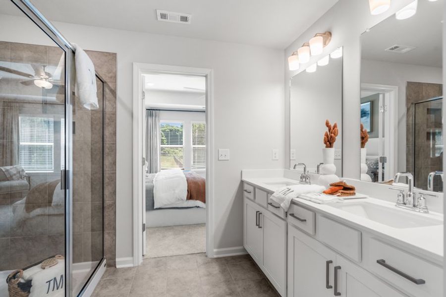 Furnished interior view inside a new home in Rosewood Farm, Lawrenceville (Image 42).
