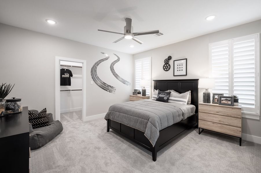 Representative furnished interior of a home built from the Snyder by Tri Pointe Homes in Harvest Green, Richmond (Image 20).