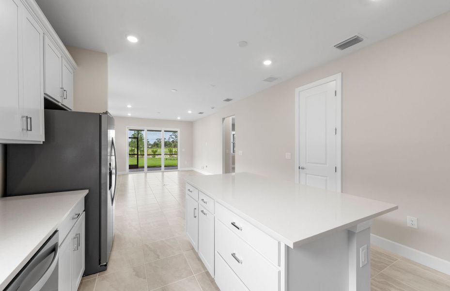 Furnished interior view inside a new home in Del Webb Oak Creek, North Fort Myers (Image 6).