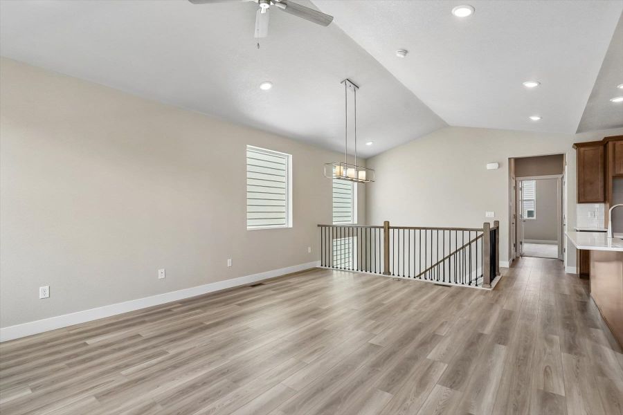 Spacious, unfurnished interior of a new home in Pony Park, Colorado Springs (Image 14).