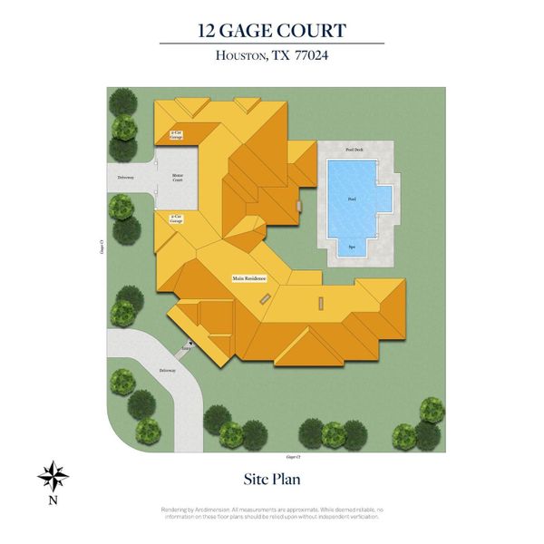 2D floor plan layout of this home in , Houston, TX (Image 3).