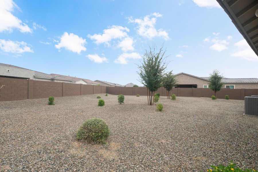 Exterior details and patio area of a home in Harvest - Enchantment Series, Queen Creek (Image 25).