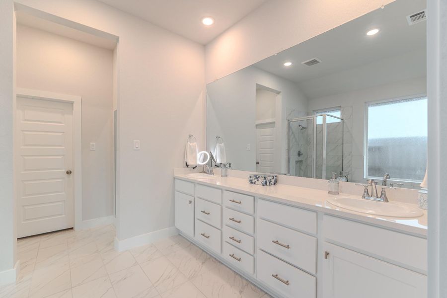 Furnished interior view inside a new home in Grand Central Park, Conroe (Image 30).