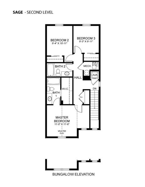 2D floor plan layout of this home in Prairie Song, Windsor, CO (Image 3).