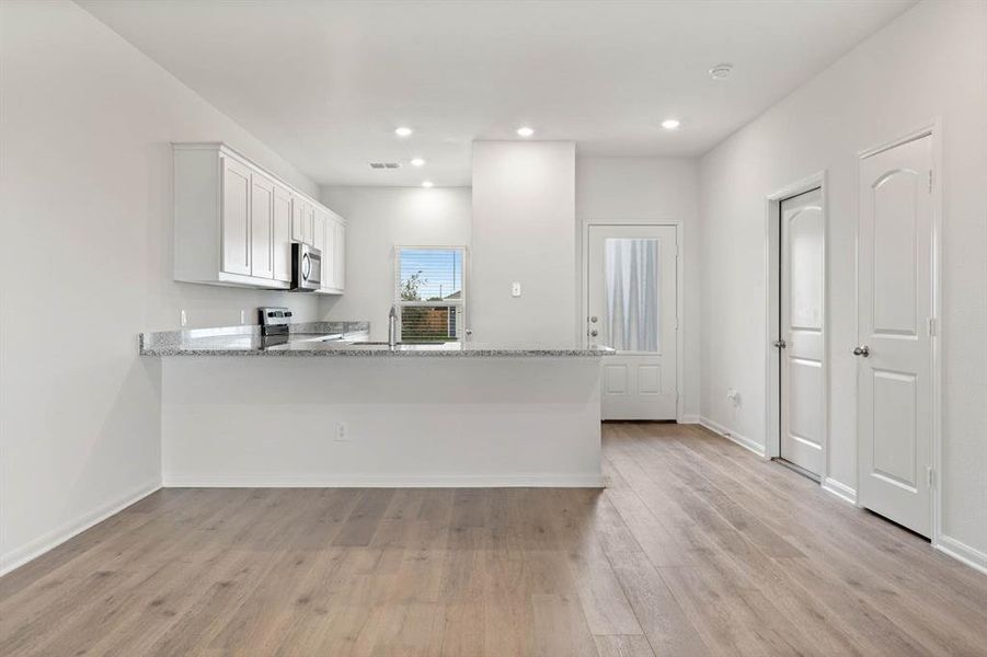 Furnished interior view inside a new home in Delano Estates, Greenville (Image 2). Furnished interior view inside a new home in Delano Estates, Greenville (Image 2).
