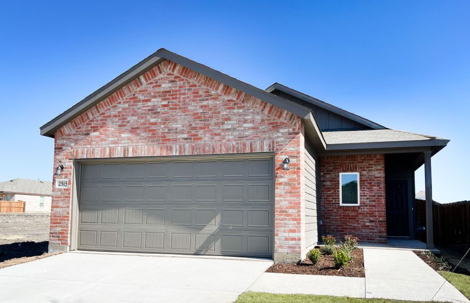 Representative exterior photo of a completed home built from the Llano by Centex in Cottonwood, Howe, TX (Image 8).