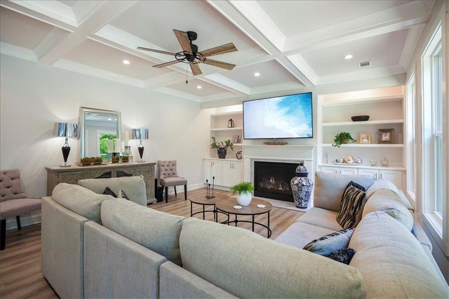 Furnished interior view inside a new home in , Acworth (Image 69).