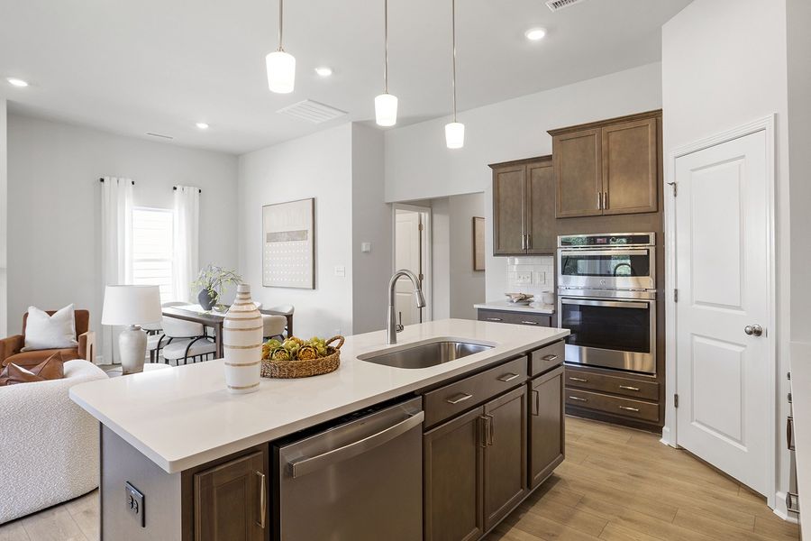 Furnished interior view inside a new home in Ovation at Sweetbrier, Durham (Image 6).