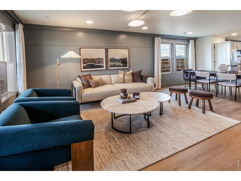 Furnished interior view inside a new home in Prairie Song Cottages, Windsor (Image 17). Furnished interior view inside a new home in Prairie Song Cottages, Windsor (Image 17).