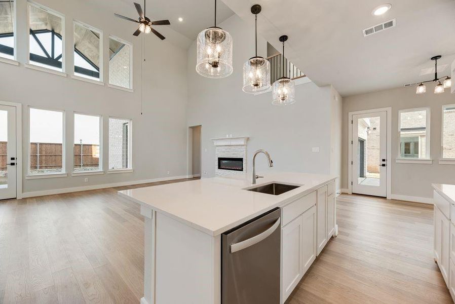 Furnished interior view inside a new home in Grand Estates of Anna, Anna (Image 6).