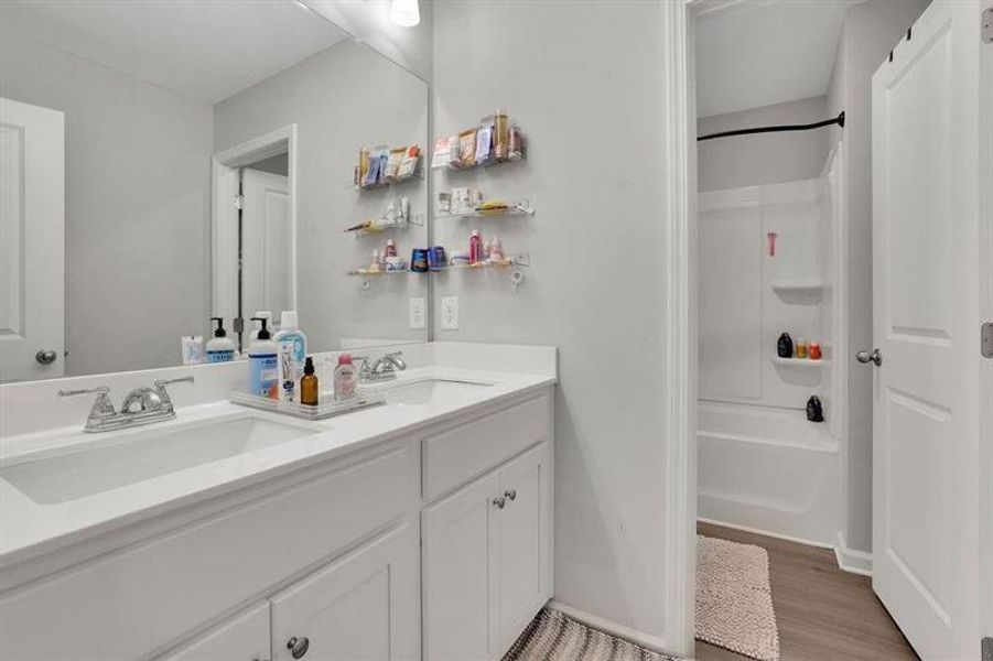 Furnished interior view inside a new home in , Austell (Image 6). Furnished interior view inside a new home in , Austell (Image 6).