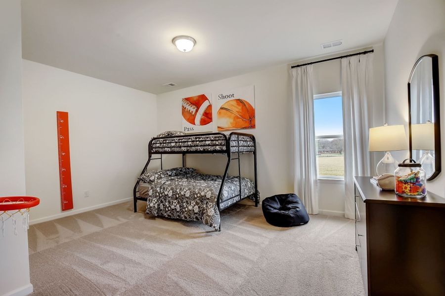 Furnished interior view inside a new home in The Oaks, Clarksville (Image 26).