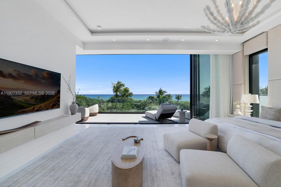 Furnished interior view inside a new home in , Miami Beach (Image 19). Furnished interior view inside a new home in , Miami Beach (Image 19).