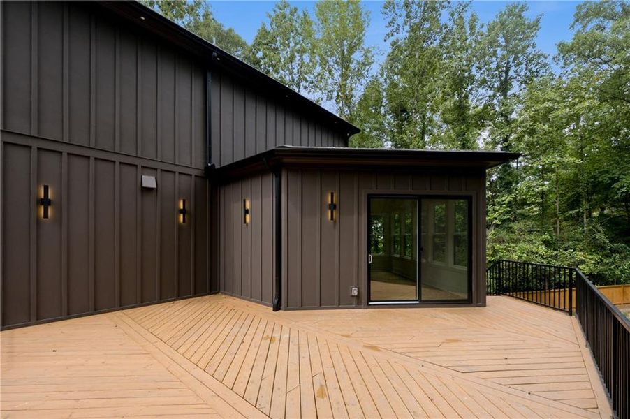 Exterior details and patio area of a home in , Marietta (Image 4).